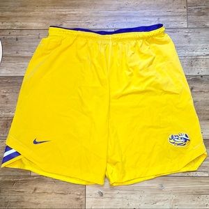 Nike college dri fit shorts LSU